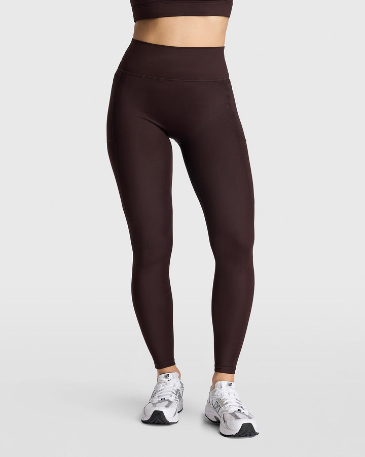 Dena Recycled Pocket Leggings - Espresso