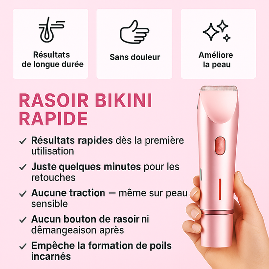 50% OFF sur le #1 rasoir 2 en 1 pour femme