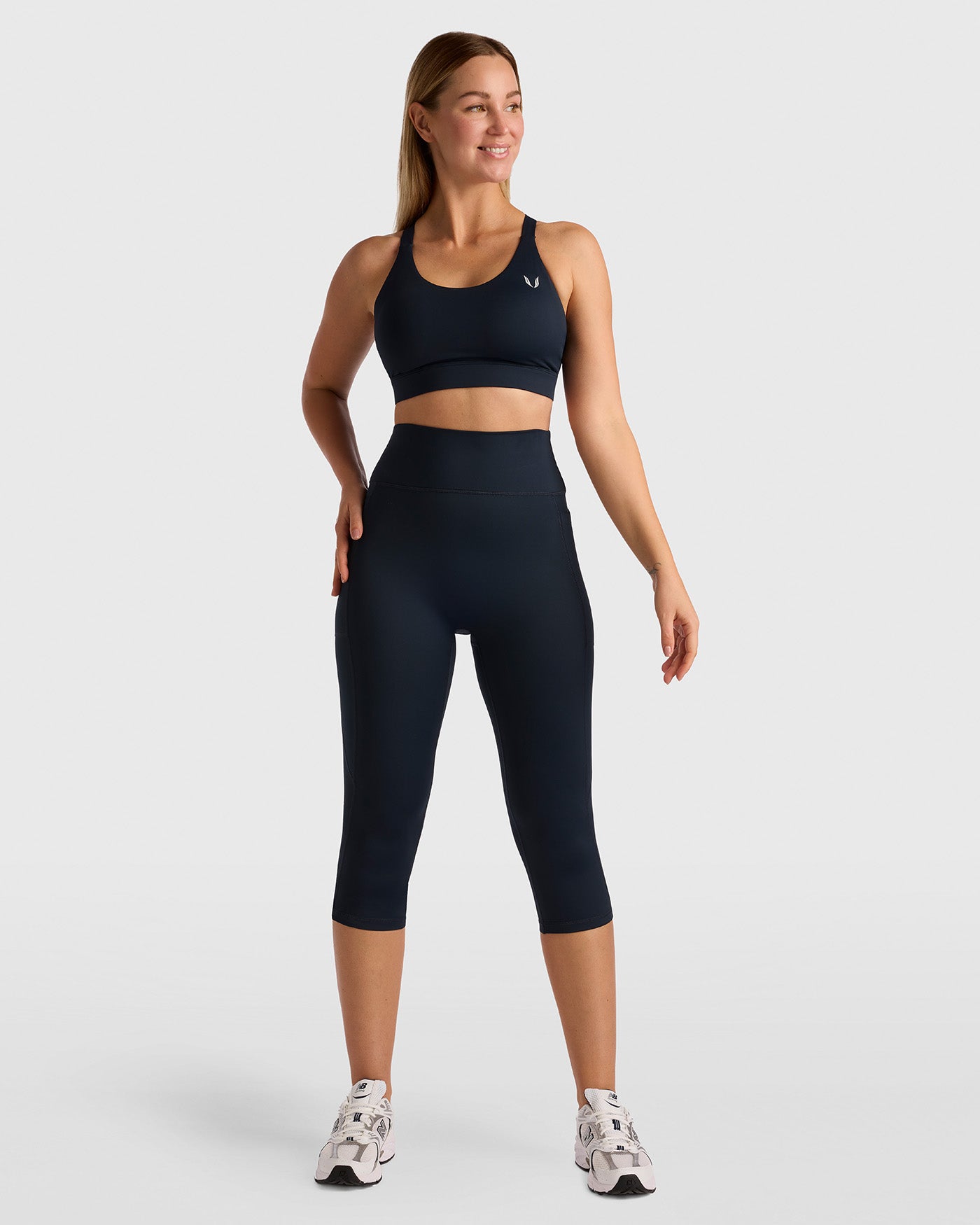 Dena Capri Pocket Leggings - Midnight Blue