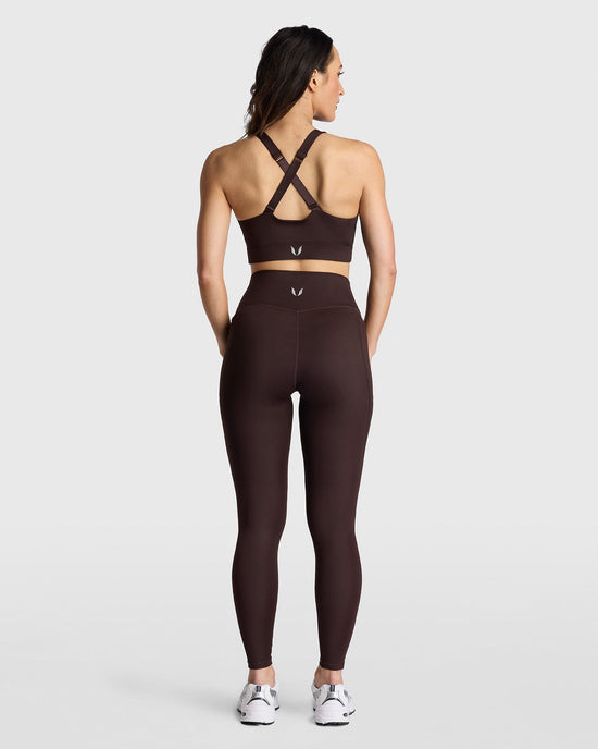 Dena Recycled Pocket Leggings - Espresso