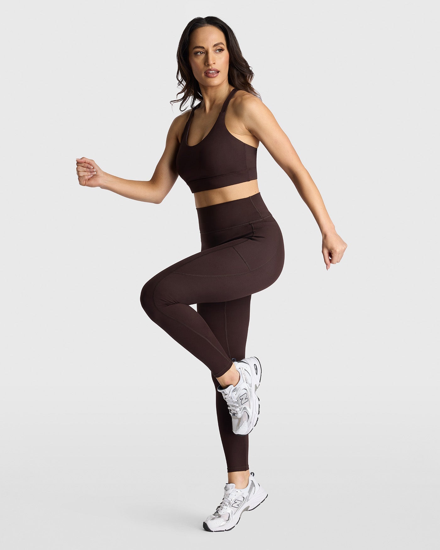 Dena Recycled Pocket Leggings - Espresso