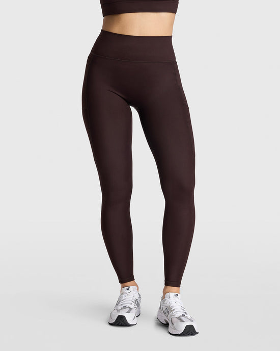 Dena Recycled Pocket Leggings - Espresso