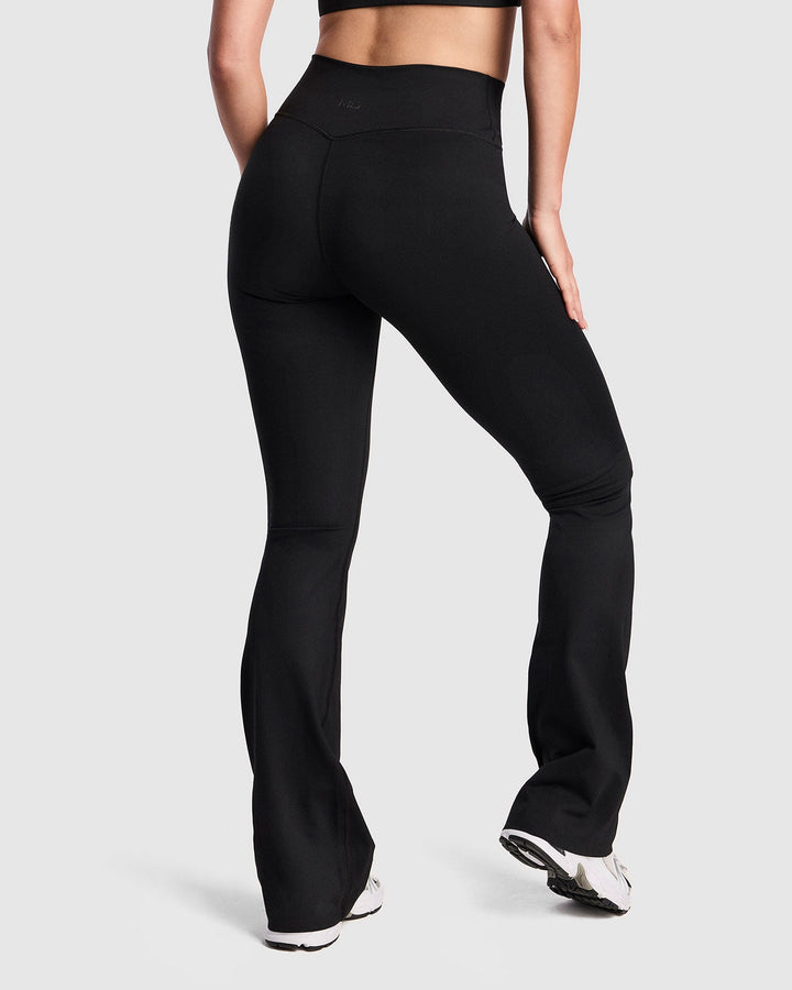 Sofy Flared Leggings - Black