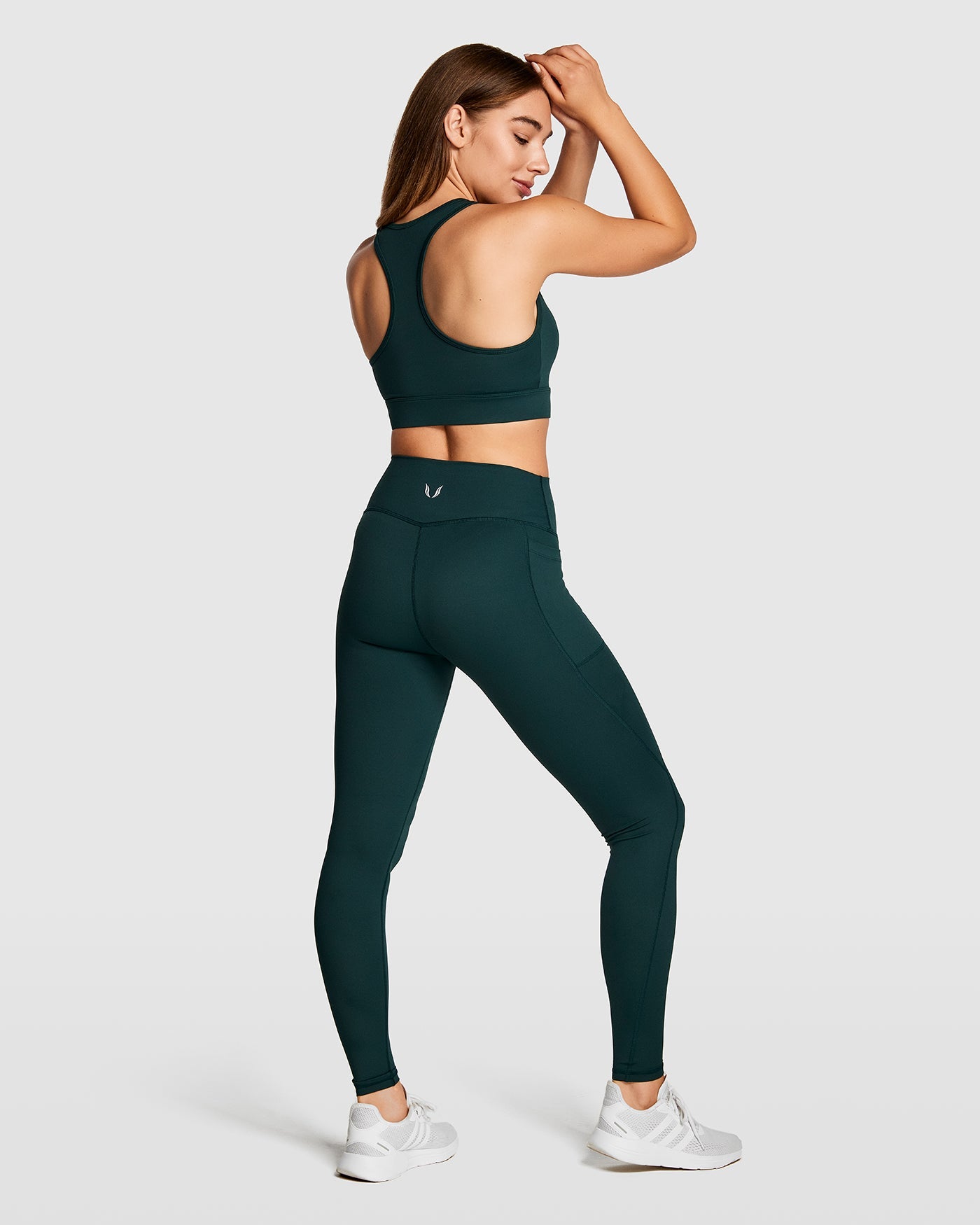 Dena Recycled Pocket Leggings - Pine Green