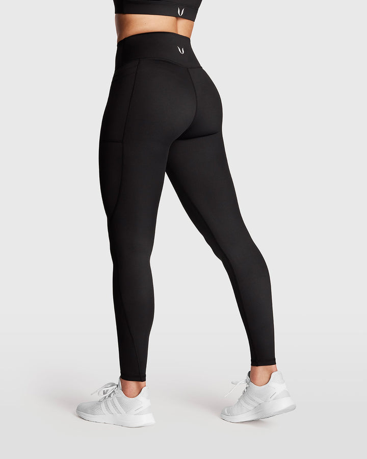 Dena Pocket Leggings - Black