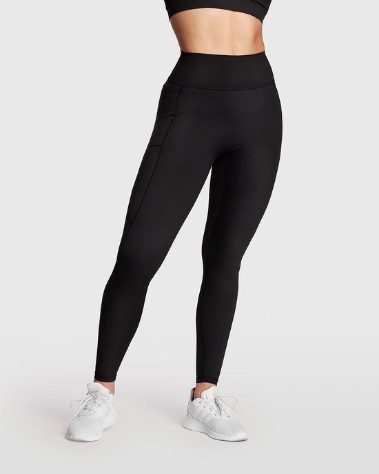 Dena Pocket Leggings - Black